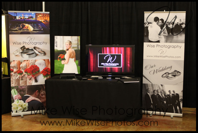 The Wise Photography booth I love the new side banners